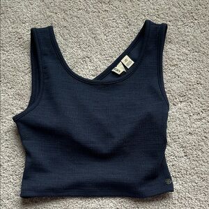Roxy Navy Blue Crop Top